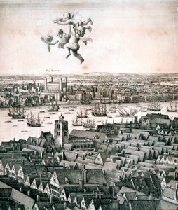 Panoramic View of London by Wenceslaus Hollar