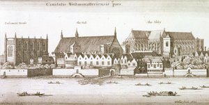 Part of the City of Westminster by Wenceslaus Hollar