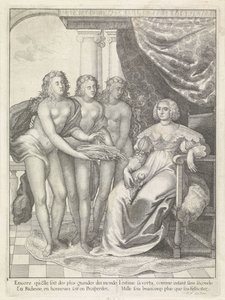 Portrait of Amalia of Solms by Wenceslaus Hollar