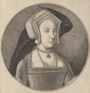 Princess Mary, Daughter of Henry VIII, 1647 by Wenceslaus Hollar