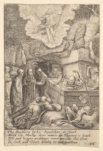Resurrection by Wenceslaus Hollar