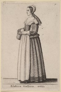 Gallic Rustic by Wenceslaus Hollar