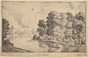 Schiff-math by Wenceslaus Hollar