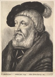 Sir William Butts, 1649 by Wenceslaus Hollar