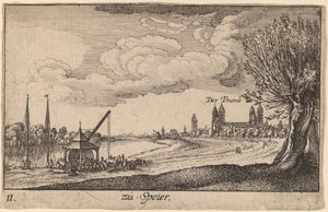 Speyer by Wenceslaus Hollar