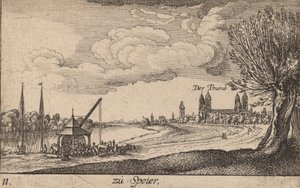 Speyer, 1635 by Wenceslaus Hollar