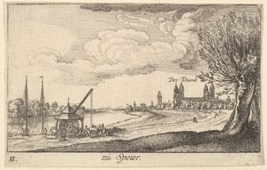 Speyer, 1635 by Wenceslaus Hollar