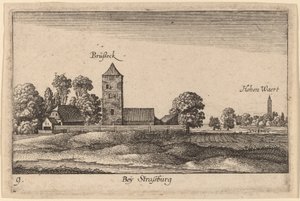 Strasbourg by Wenceslaus Hollar