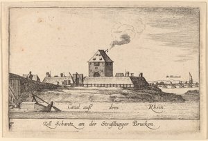 Strasbourg: The Toll House by Wenceslaus Hollar
