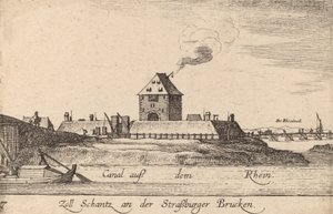 Strasbourg: The Toll House by Wenceslaus Hollar