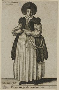 Strasbourg Woman by Wenceslaus Hollar