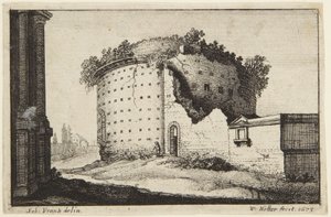 The Circular Building by Wenceslaus Hollar