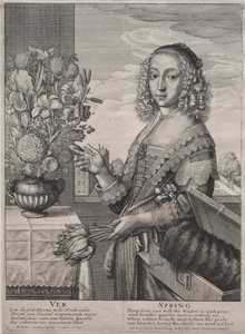 The Four Seasons: Spring by Wenceslaus Hollar