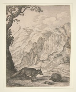 The Fox and the Porcupine, from the book Aesopic