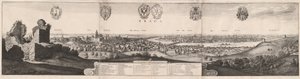 The Great View of Prague by Wenceslaus Hollar