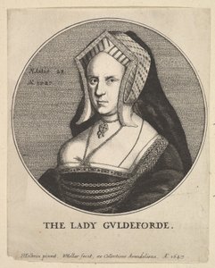 The Lady Guldeforde by Wenceslaus Hollar