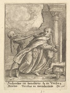 The Monk, from the Dance of Death by Wenceslaus Hollar