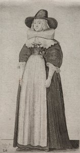 The Several Habits of English Women, from the Nobility to the Country Women, 1640 by Wenceslaus Hollar