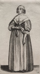 The Several Habits of English Women, from the Nobility to the Country Women..., 1640 by Wenceslaus Hollar