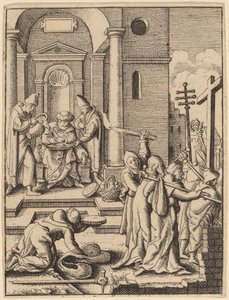 The Washing of Hands by Wenceslaus Hollar