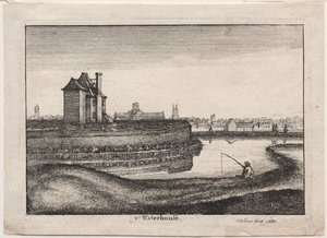 The Waterhouse, 1665 by Wenceslaus Hollar