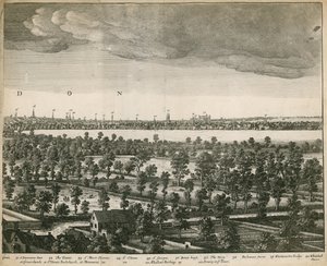 The Prospect of London and Westminster Taken from Lambeth by Wenceslaus Hollar
