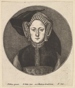 Unknown Woman by Wenceslaus Hollar