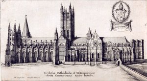 View of Canterbury Cathedral from the South, c.1638-66