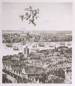 View of London, published 1647 (detail) by Wenceslaus Hollar