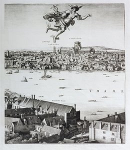View of London, published 1647 (detail) by Wenceslaus Hollar