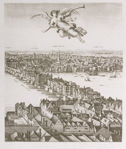 View of London, published 1647 (detail) by Wenceslaus Hollar