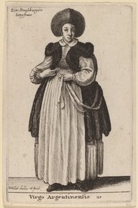 Virgo Argentinensis by Wenceslaus Hollar