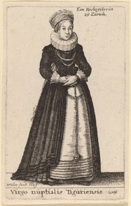 Virgo Nuptialis Tiguriensis by Wenceslaus Hollar
