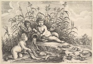 Water The Four Elements by Wenceslaus Hollar