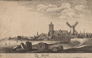 Wesel, 1635 by Wenceslaus Hollar