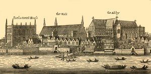 Westminster in 1640, 1881 by Wenceslaus Hollar