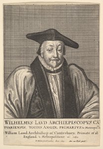 William Laud, Archbishop of Canterbury by Wenceslaus Hollar