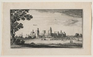 Windsor Castle from the Southeast by Wenceslaus Hollar