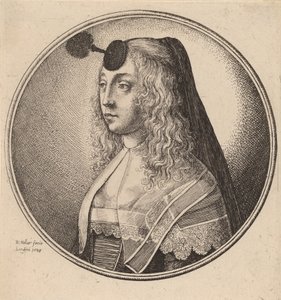 Woman of Antwerp, 1643 by Wenceslaus Hollar