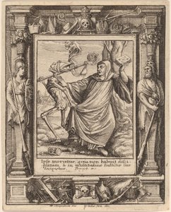 Abbot by Wenceslaus Hollar after Hans Holbein the Younger after Abraham van Diepenbeeck