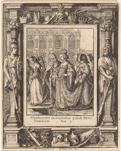 Empress by Wenceslaus Hollar after Hans Holbein the Younger after Abraham van Diepenbeeck
