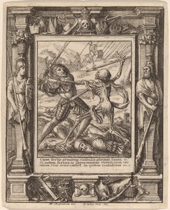 Knight by Wenceslaus Hollar after Hans Holbein the Younger after Abraham van Diepenbeeck