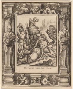 Waggoner by Wenceslaus Hollar after Hans Holbein the Younger after Abraham van Diepenbeeck