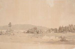 Bay of Lake Näsijärvi by Werner Holmberg