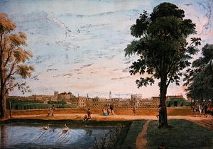 View of the Orangery, in front of the Friedrichsthore near Kassel by Werner Kobold