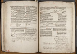 Fol 58 verso 59 recto, Fasciculus Temporum by Werner Rolevinck