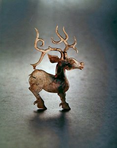 Stag by Western Zhou Dynasty Chinese School