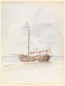 A Dutch Barge by Whitney Warren Jr.