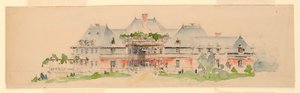 Elevation of Mansion by Whitney Warren Jr.