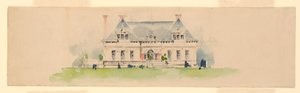 Elevation of Mansion by Whitney Warren Jr.